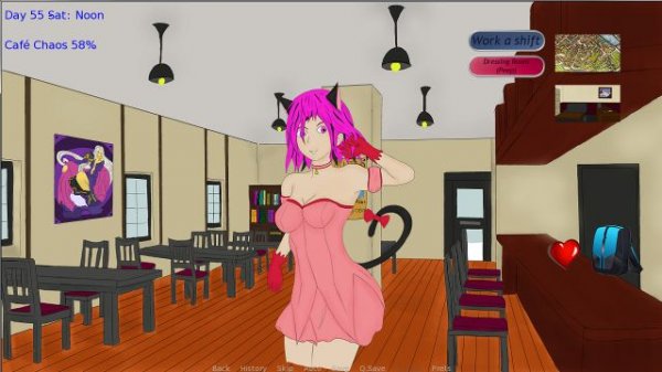 The Sexy Cosplay Cafe — порно игра