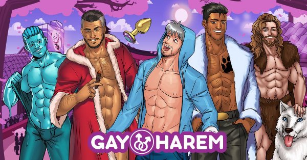 Gay Harem — 3d порно игра