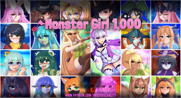 Monster Girl 1,000 на андроид