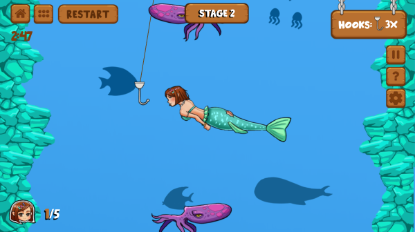Mermaid Fishing — 18+ игра